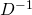 D^{-1}